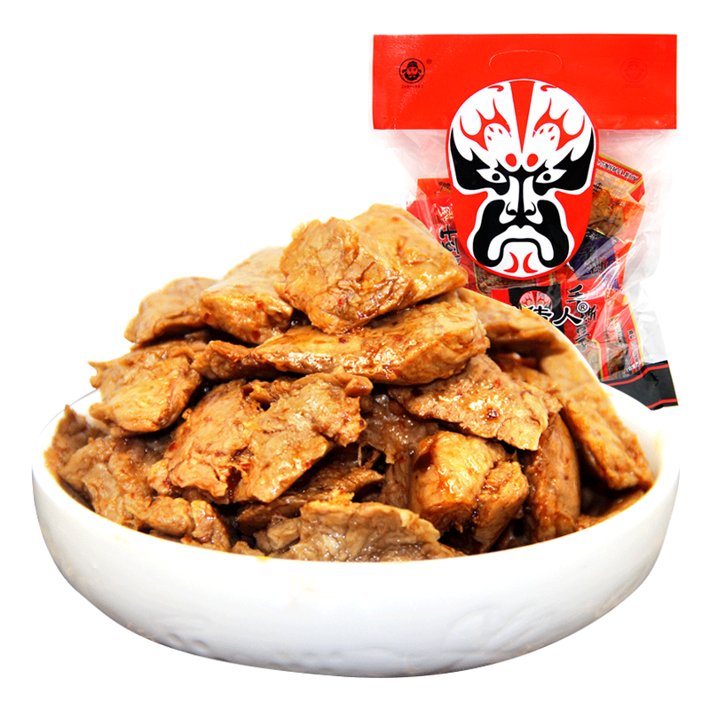 plus會員，京東百億補貼，張飛傳人手撕豆干 500g -麻辣味 13.96元包郵