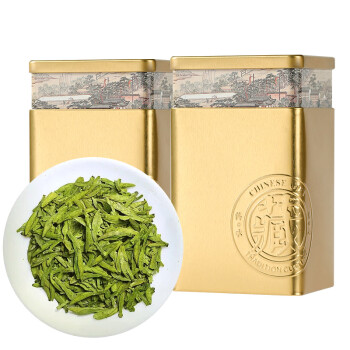 去尋 杭州明前特級龍井綠茶春茶 罐裝250g